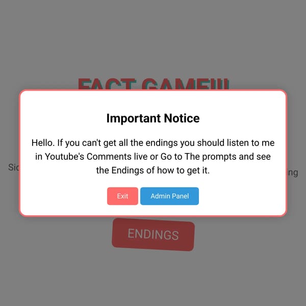 Tell Good Facts or lose