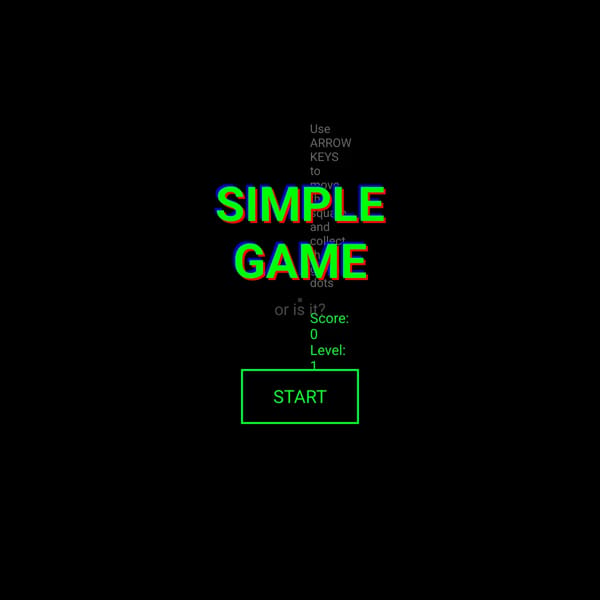 Simple Game - Or Is It?