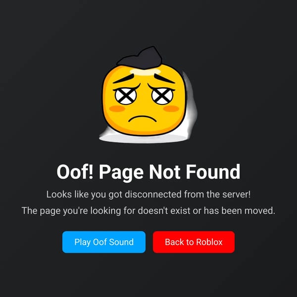 404 Page Not Found
