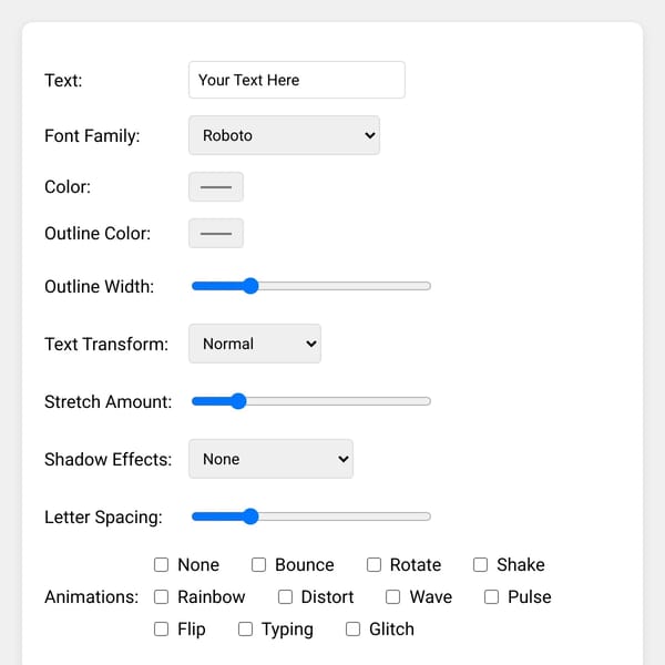 Text Customizer