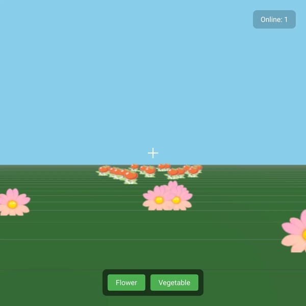 Free-playing Flower and Vegetable planting