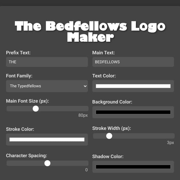 The Bedfellows Logo Maker