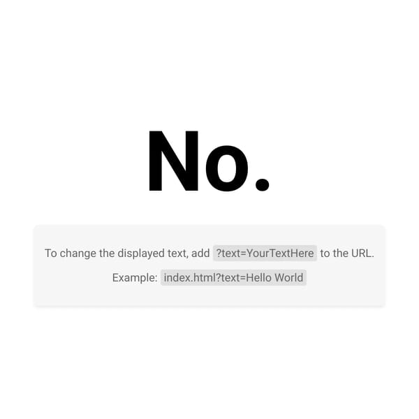 No.