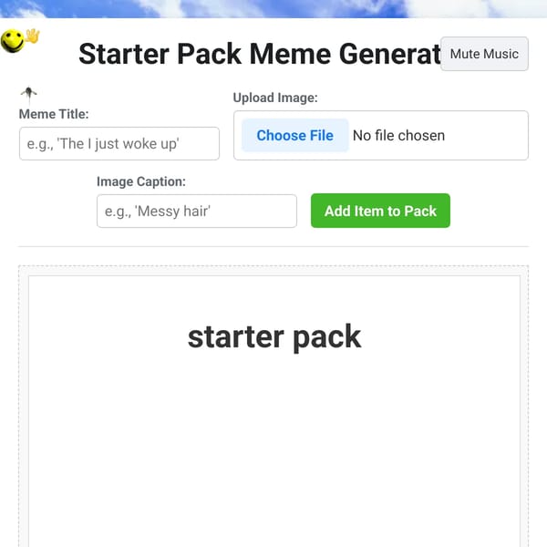 Starter Pack Meme Generator