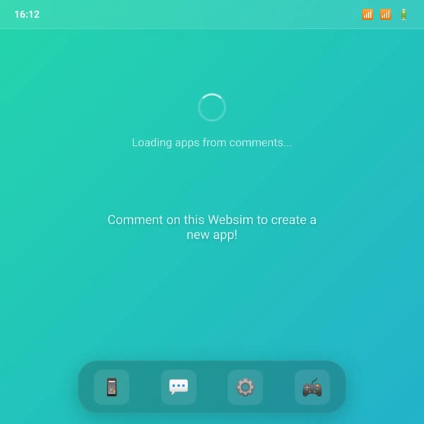 Your Comments -> Working Apps!