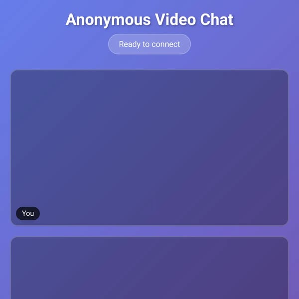 Anonymous Video Chat