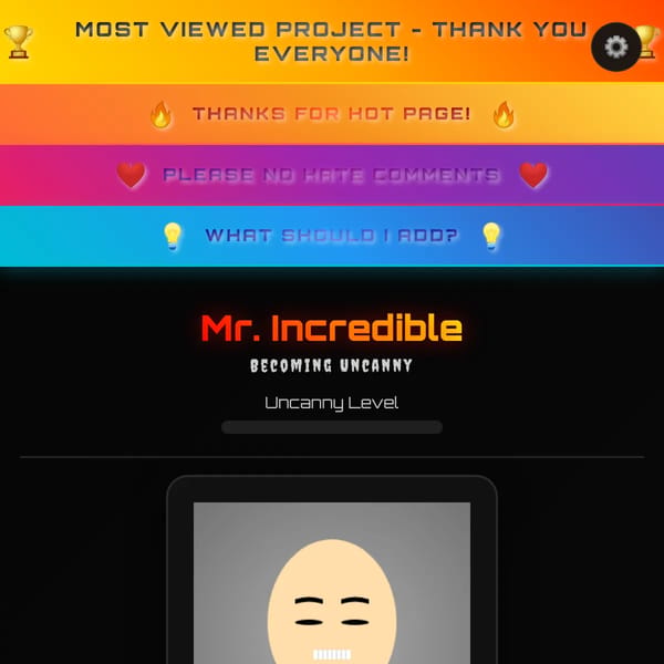 Mr. Incredible Becoming Uncanny EXTENDED
