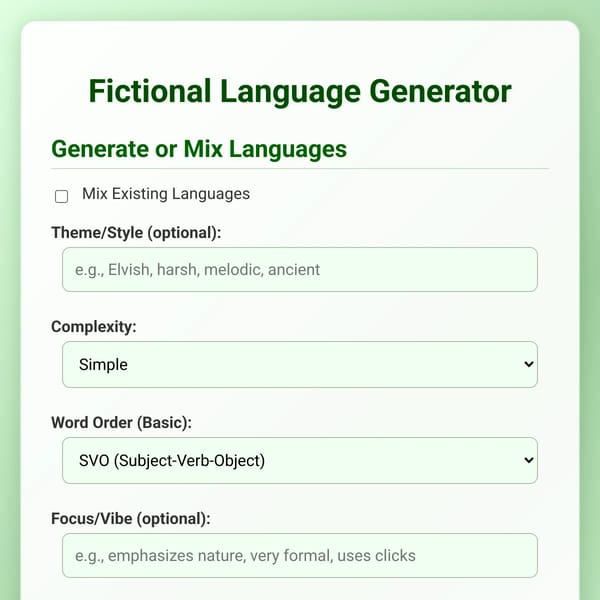 Language Generator