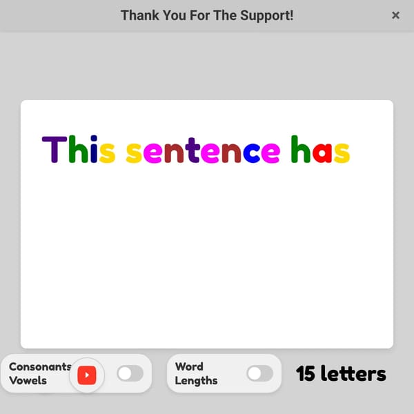 Letter Counter