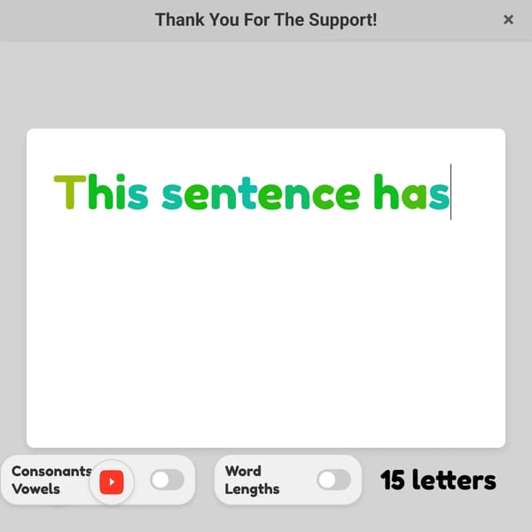 Letter Counter