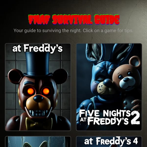 The Night Shift: FNAF Survival Guide