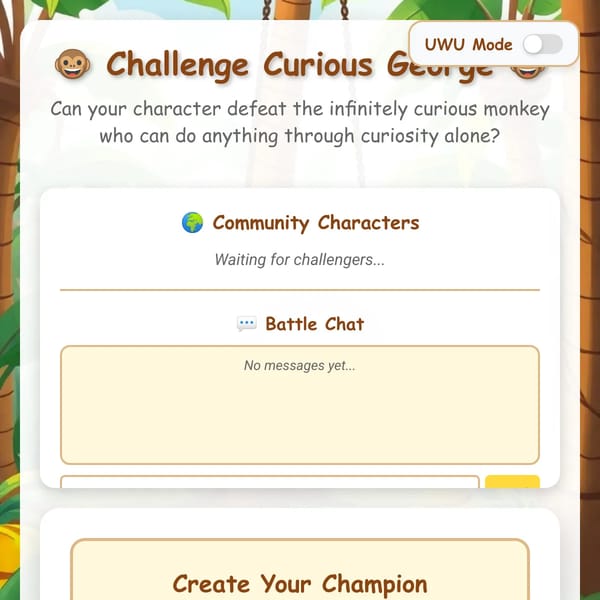 Challenge Curious George