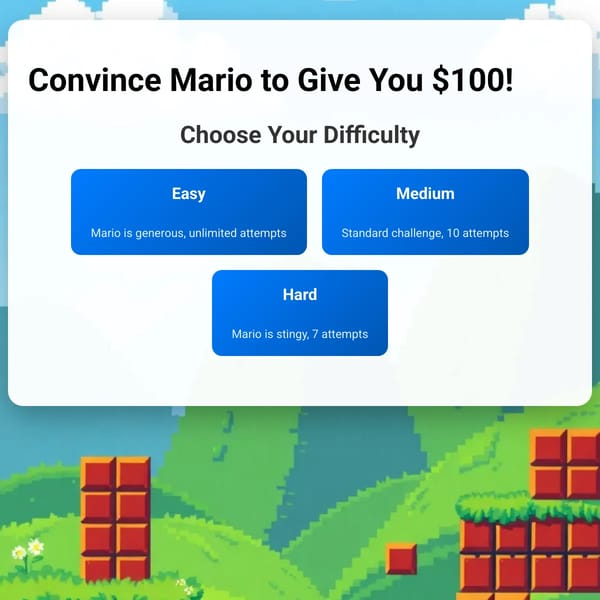 Convince characters for 100 dollars