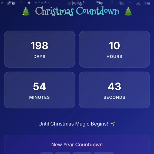 Christmas Countdown