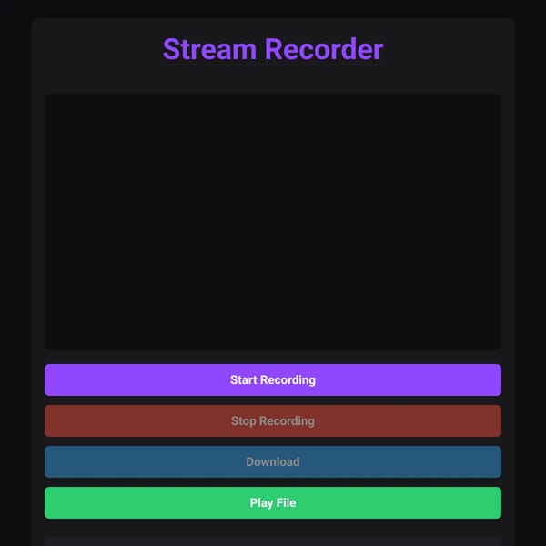 Stream Recorder with Chat