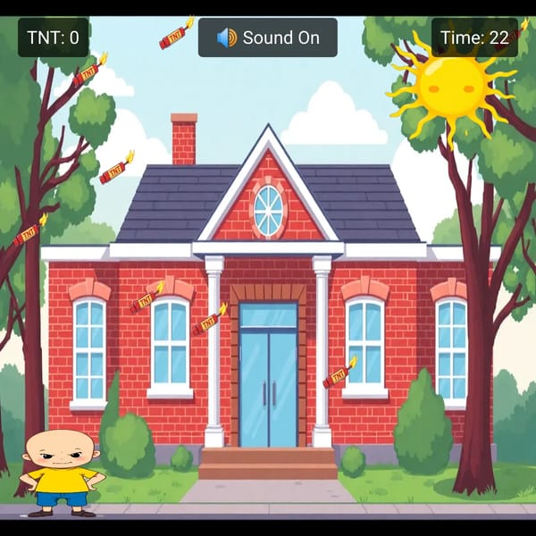caillou explodes school