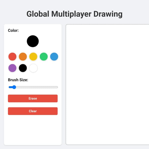 Global Multiplayer Drawing