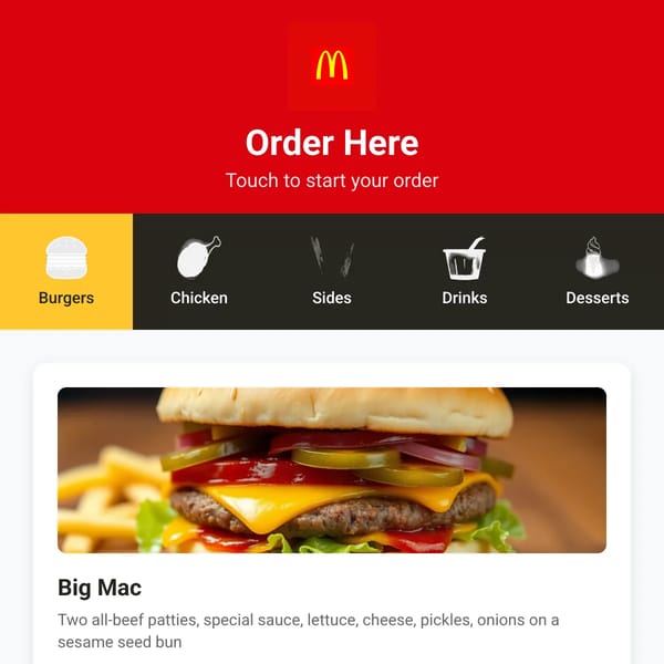 McDonald's Order Machine