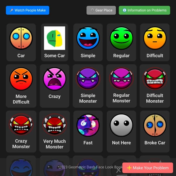 Geometry Dash Difficulty Faces++++ but ruined