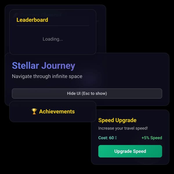 🪐 Stellar Journey ✨
