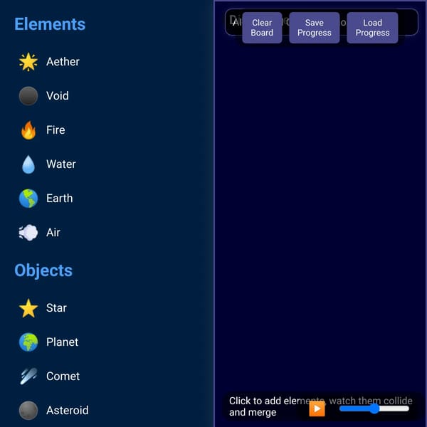 AI-Powered Cosmic Fusion Lab | WebSim