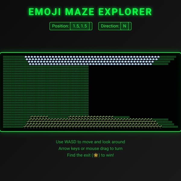 EMOJI First Person Game