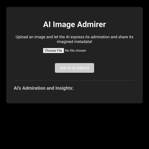 AI Image Admirer