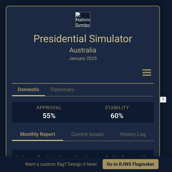Presidential Simulator