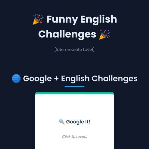 English Challenges