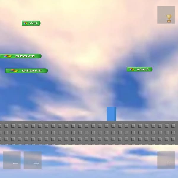 classic retroslop game(no weird stuff happening no doppelgängers no glitches!!!) 