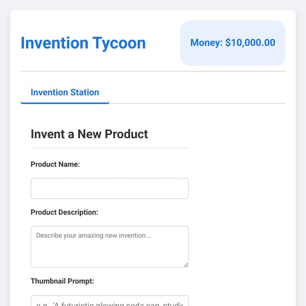 Invention Tycoon