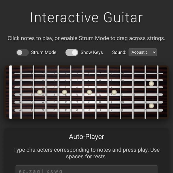 Interactive Guitar