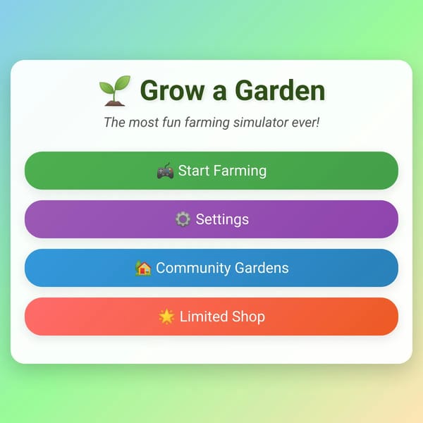 Grow a Garden - Farm Simulator