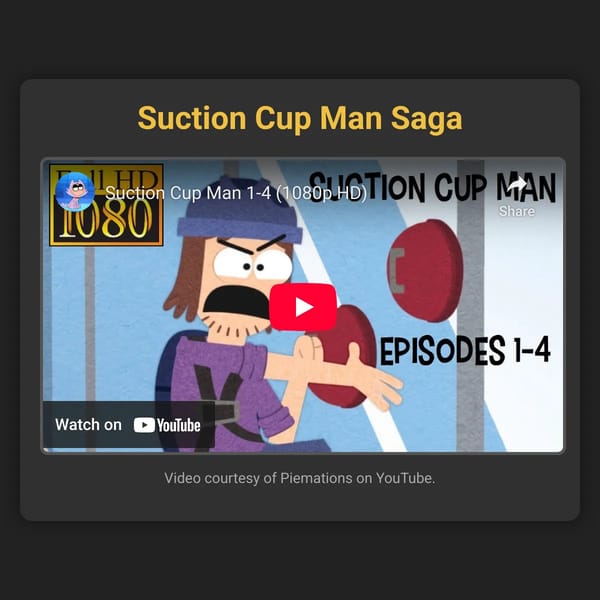Suction Cup Man The ENTIRE SAGA!!