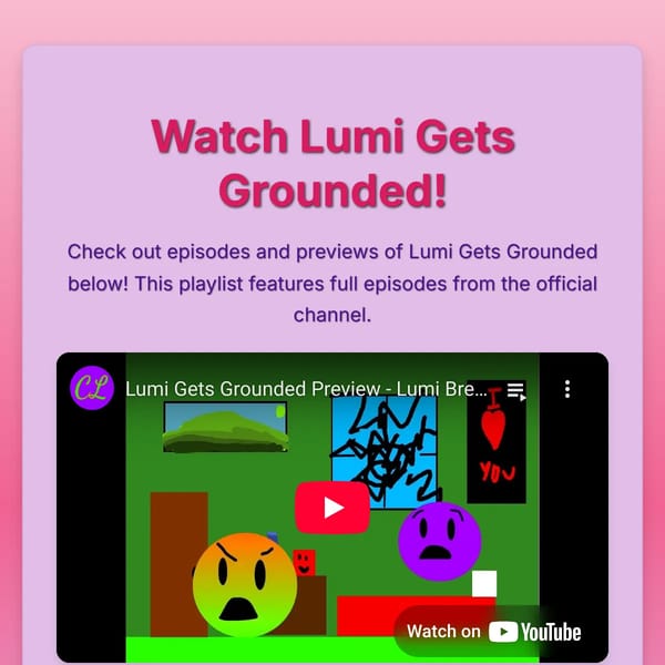 Lumi Gets Grounded