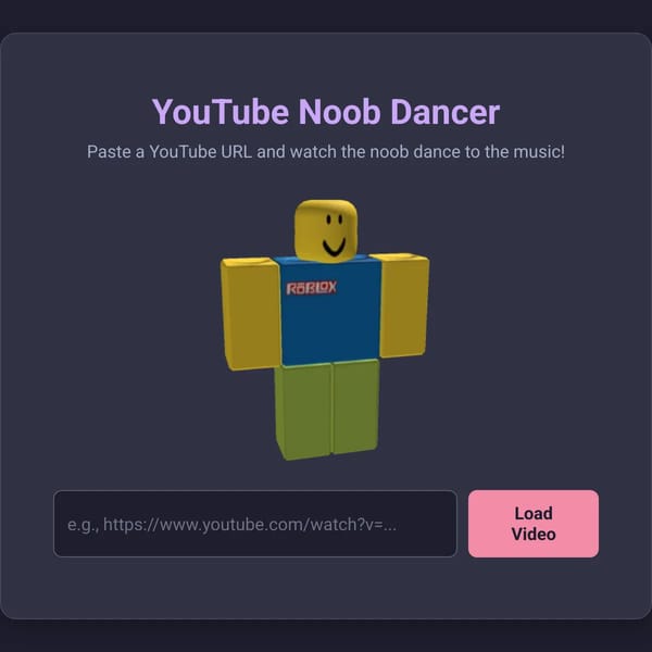 YouTube Noob Dancer