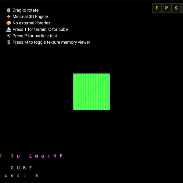 Minimal 3D Engine