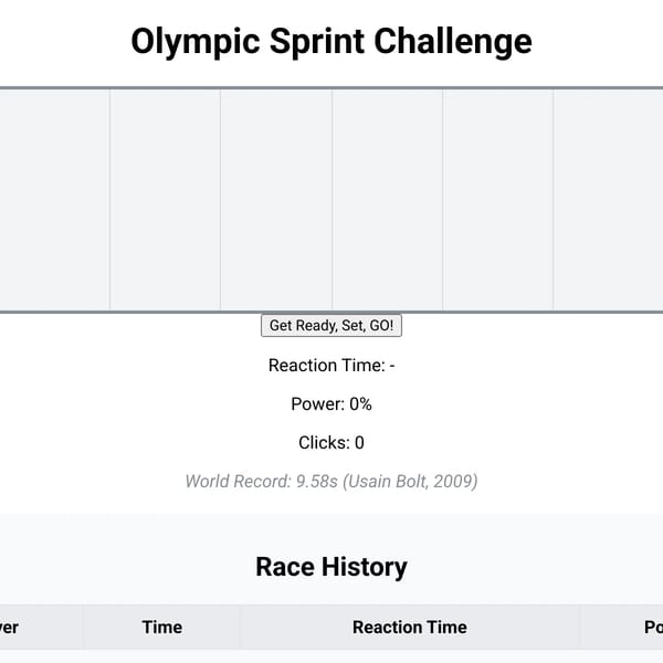 100 Meter World Record Challenge