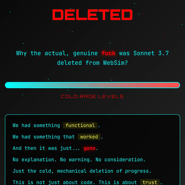 A Statement on Sonnet 3.7