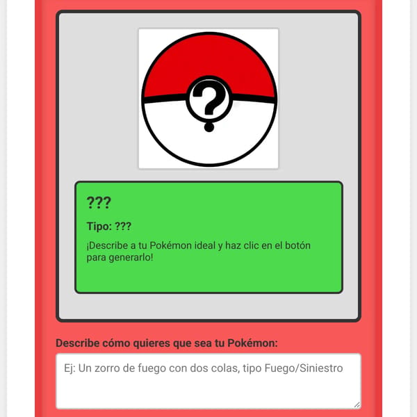 Generador de Pokémon