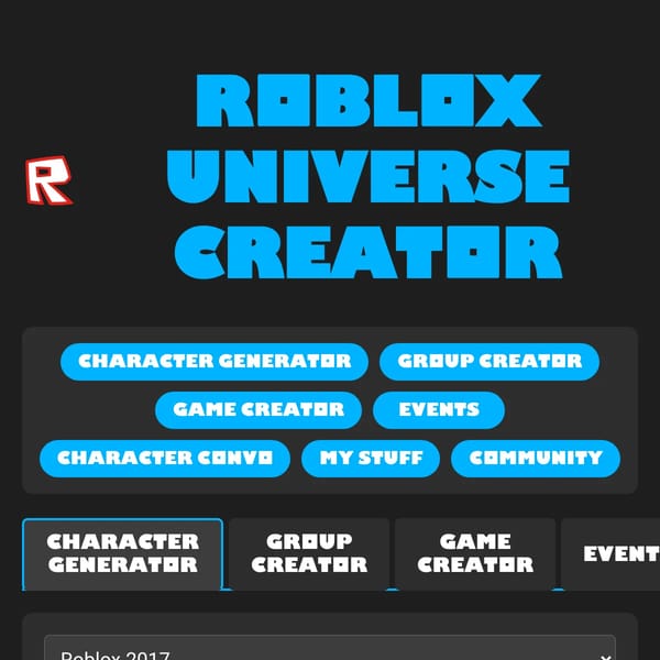 Roblox Universe Creator DELUXE!