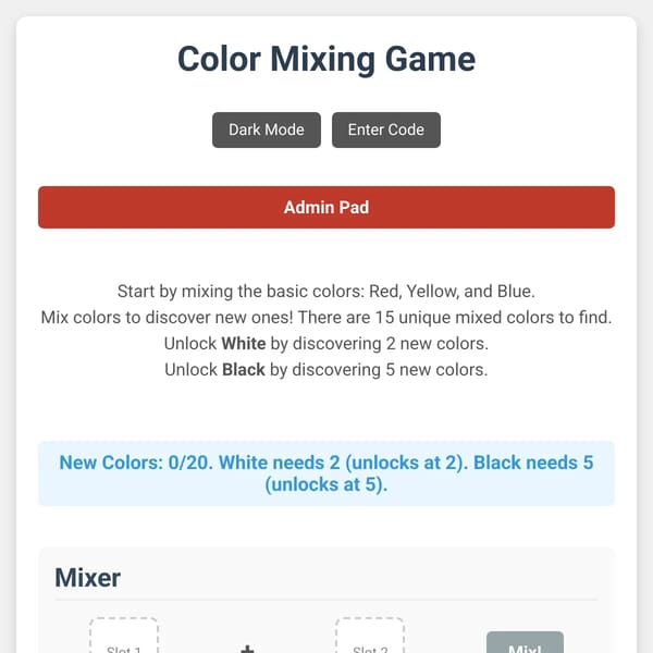 Color Mixing