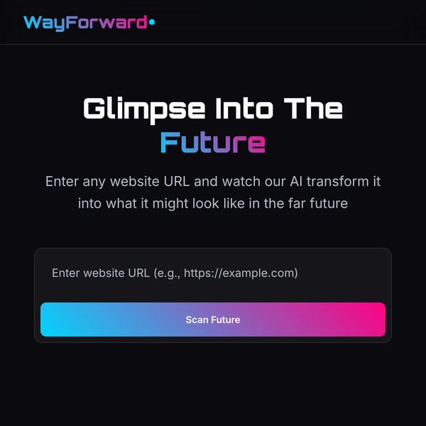 WayForward - Future Website Vision