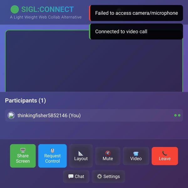 WebRTC Multiplayer Video Chat