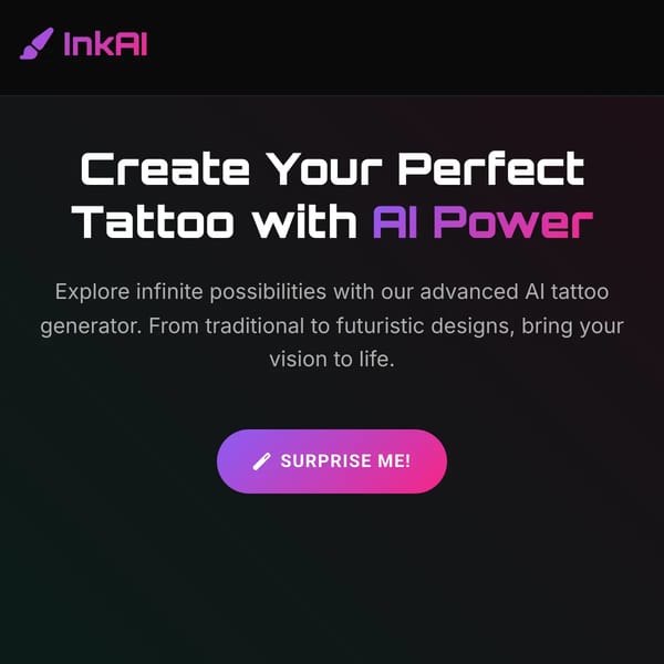 AI Tattoo Generator - Create Your Perfect Design