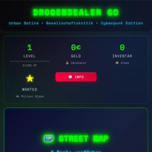 Drogendealer GO – Urban Satire