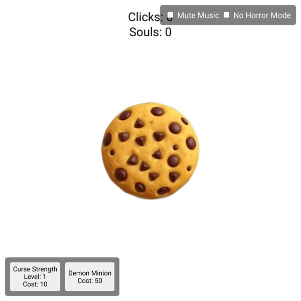 Perfectly normal cookie clicker