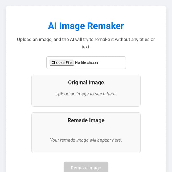 AI Image Remixer