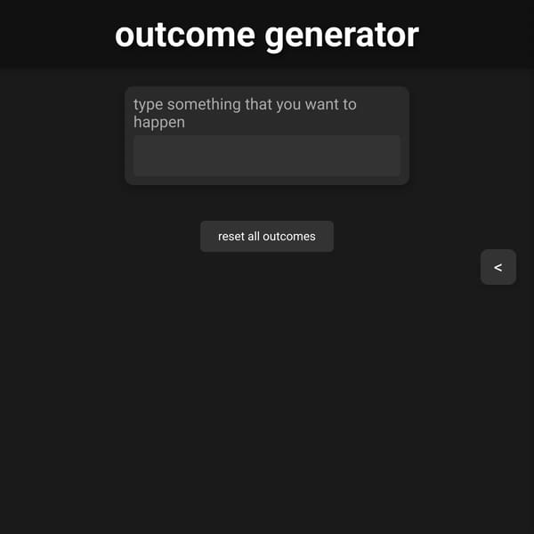 Outcome Generator