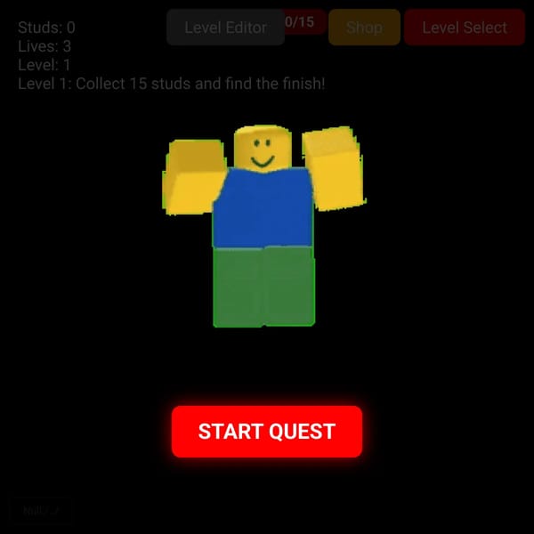 Roblox Platformer Quest